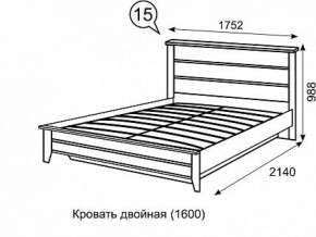 Кровать 1600 с ПМ София 15 в Тюмени - tyumen.mebel-74.com | фото