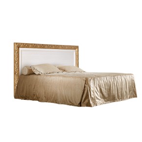 Кровать 2-х спальная (1,4 м)Тиффани штрих-лак/золото с подъемным механизмом (ТФКР140-2[7]) в Тюмени - tyumen.mebel-74.com | фото