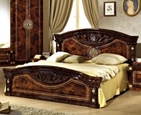 Кровать 2-х спальная 1600*2000 Рома, без основания (02.116) орех в Тюмени - tyumen.mebel-74.com | фото
