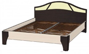 ВЕРОНА Кровать 1600 с основанием (Венге/Анкор светлый) в Тюмени - tyumen.mebel-74.com | фото