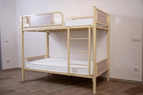Кровать 2-х ярусная "Лео" (900*1900) *без вставок ЛДСП в Тюмени - tyumen.mebel-74.com | фото