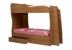 Кровать детская 2-х ярусная Юниор-1 (800*2000) ЛДСП в Тюмени - tyumen.mebel-74.com | фото