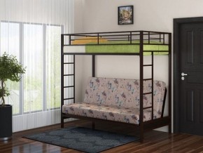 Кровать двухъярусная с диваном "Мадлен" (Коричневый/Бежевый) в Тюмени - tyumen.mebel-74.com | фото