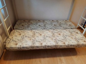 Кровать двухъярусная с диваном "Мадлен" (Коричневый/Бежевый) в Тюмени - tyumen.mebel-74.com | фото