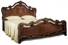 Кровать двуспальная "Илона" без мягкого изголовья (1600) караваджо в Тюмени - tyumen.mebel-74.com | фото