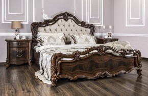 Кровать двуспальная "Илона" с мягким изголовьем (1800) караваджо в Тюмени - tyumen.mebel-74.com | фото