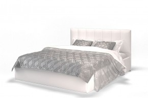 Кровать Элен 1600 + основание с ПМ (Vega white) белый в Тюмени - tyumen.mebel-74.com | фото