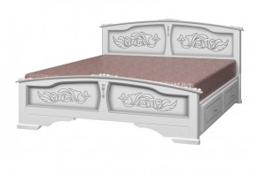 ЕЛЕНА Кровать из массива 1400 с 2-мя ящиками  в Тюмени - tyumen.mebel-74.com | фото