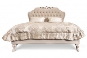 Кровать Мокко 1600 с мягким изголовьем + основание (бежевый) в Тюмени - tyumen.mebel-74.com | фото