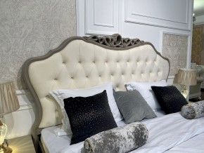 Кровать Мокко 1800 с мягким изголовьем + основание (серый камень) в Тюмени - tyumen.mebel-74.com | фото