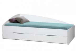 Кровать одинарная "Фея - 3" асимметричная 1900х800 (белая) в Тюмени - tyumen.mebel-74.com | фото