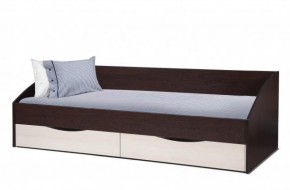 Кровать одинарная "Фея - 3" симметричная New (2000Х900) венге/вудлайн кремовый в Тюмени - tyumen.mebel-74.com | фото