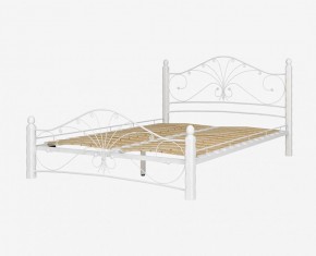 Кровать "Фортуна 1" КМД 2.01 Белая (1200*2000) (ножки-белые) с коваными элементами в Тюмени - tyumen.mebel-74.com | фото