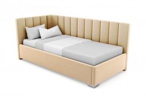 Кровать угловая Хлоя интерьерная +основание (90х200) в Тюмени - tyumen.mebel-74.com | фото