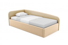 Кровать угловая Лэсли интерьерная +настил ДСП (120х200) 1 кат. ткани в Тюмени - tyumen.mebel-74.com | фото