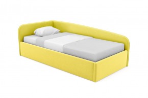 Кровать угловая Лэсли интерьерная +настил ДСП (120х200) в Тюмени - tyumen.mebel-74.com | фото