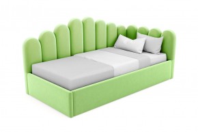 Кровать угловая Лилу интерьерная +основание/ПМ/бельевое дно (90х200) в Тюмени - tyumen.mebel-74.com | фото
