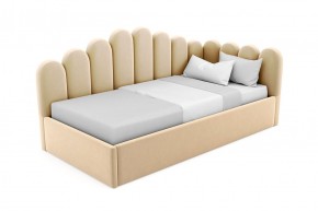 Кровать угловая Лилу интерьерная +основание/ПМ/бельевое дно (90х200) в Тюмени - tyumen.mebel-74.com | фото