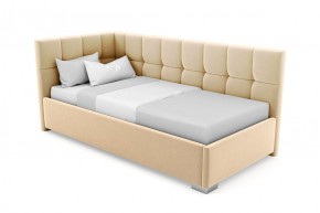 Кровать угловая Мия интерьерная +основание (90х200) в Тюмени - tyumen.mebel-74.com | фото