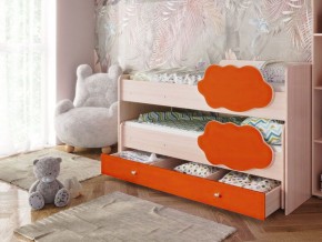 Кровать выкатная Соник на щитах (800*1600) с бортиком + ящик в Тюмени - tyumen.mebel-74.com | фото