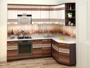 Кухонный гарнитур угловой Рио 16 (ширина 240х160 см) в Тюмени - tyumen.mebel-74.com | фото