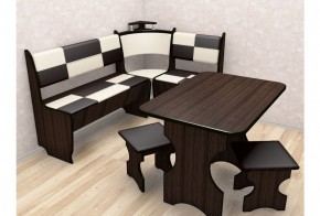 Кухонный уголок Домино Стандарт + стол + табурет 2 шт. (1000*1500) в Тюмени - tyumen.mebel-74.com | фото