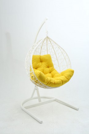 Подвесное кресло Бароло (белый/желтый) в Тюмени - tyumen.mebel-74.com | фото