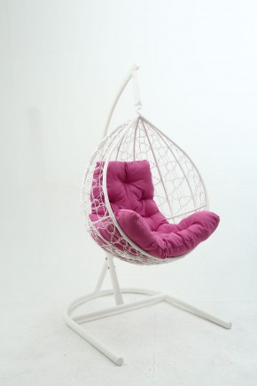 Подвесное кресло Бароло (белый/розовый) в Тюмени - tyumen.mebel-74.com | фото