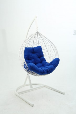 Подвесное кресло Бароло (белый/синий) в Тюмени - tyumen.mebel-74.com | фото