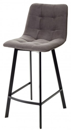Полубарный стул CHILLI-QB SQUARE графит #14, велюр / черный каркас (H=66cm) М-City в Тюмени - tyumen.mebel-74.com | фото