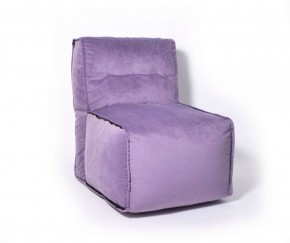 Прямое модульное бескаркасное кресло Комфорт (Фиолет велюр) в Тюмени - tyumen.mebel-74.com | фото