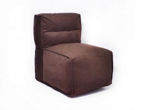 Прямое модульное бескаркасное кресло Комфорт (Шоколад велюр) в Тюмени - tyumen.mebel-74.com | фото