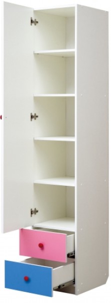 Шкаф 1-но дверный с ящиками и фотопечатью Совята 1.1 (400) в Тюмени - tyumen.mebel-74.com | фото