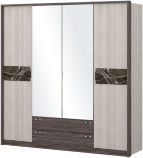 Шкаф 4-х дверный с зеркалом Шк69.2 МС Николь в Тюмени - tyumen.mebel-74.com | фото