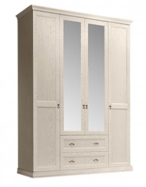 Шкаф 4-х дверный (с зеркалами) для платья и белья с выдвижными ящиками Венеция дуб седан (ВНШ1/41) в Тюмени - tyumen.mebel-74.com | фото