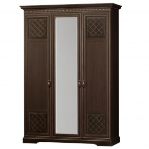 Шкаф для одежды 3-дверный №800 Парма Дуб нортон темный в Тюмени - tyumen.mebel-74.com | фото