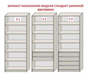 Шкаф распашной серия «ЗЕВС» (PL3/С1/PL2) в Тюмени - tyumen.mebel-74.com | фото