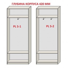 Шкаф распашной серия «ЗЕВС» (PL3/С1/PL2) в Тюмени - tyumen.mebel-74.com | фото