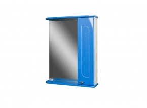 Шкаф-зеркало Радуга Синий металлик 50 ПРАВЫЙ АЙСБЕРГ (DA1128HZR) в Тюмени - tyumen.mebel-74.com | фото