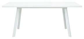 Стол ФИН 120 Белый, стекло/ Белый каркас М-City в Тюмени - tyumen.mebel-74.com | фото