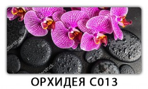 Стол раздвижной Трилогия с фотопечатью Орхидея C013 в Тюмени - tyumen.mebel-74.com | фото