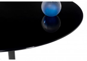 Стол стеклянный Tulip 90x74 black glass в Тюмени - tyumen.mebel-74.com | фото