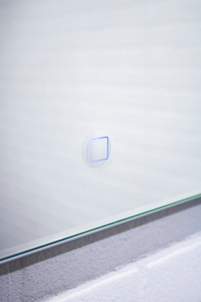 Зеркало Quadro 100 alum (линза) с подсветкой Sansa (SQL1030Z) в Тюмени - tyumen.mebel-74.com | фото